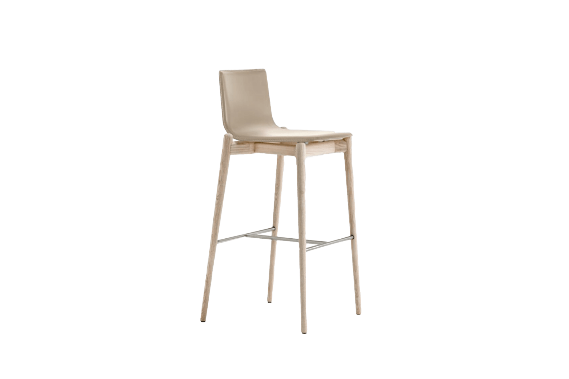 MALM&Ouml; bar stool with backrest